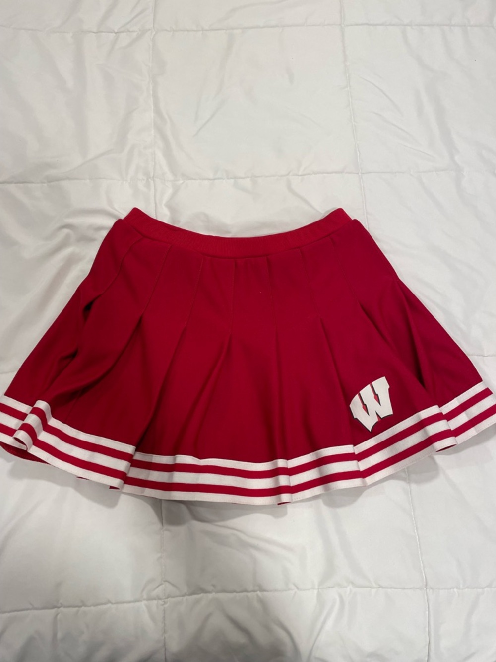 Red Wisconsin Skirt